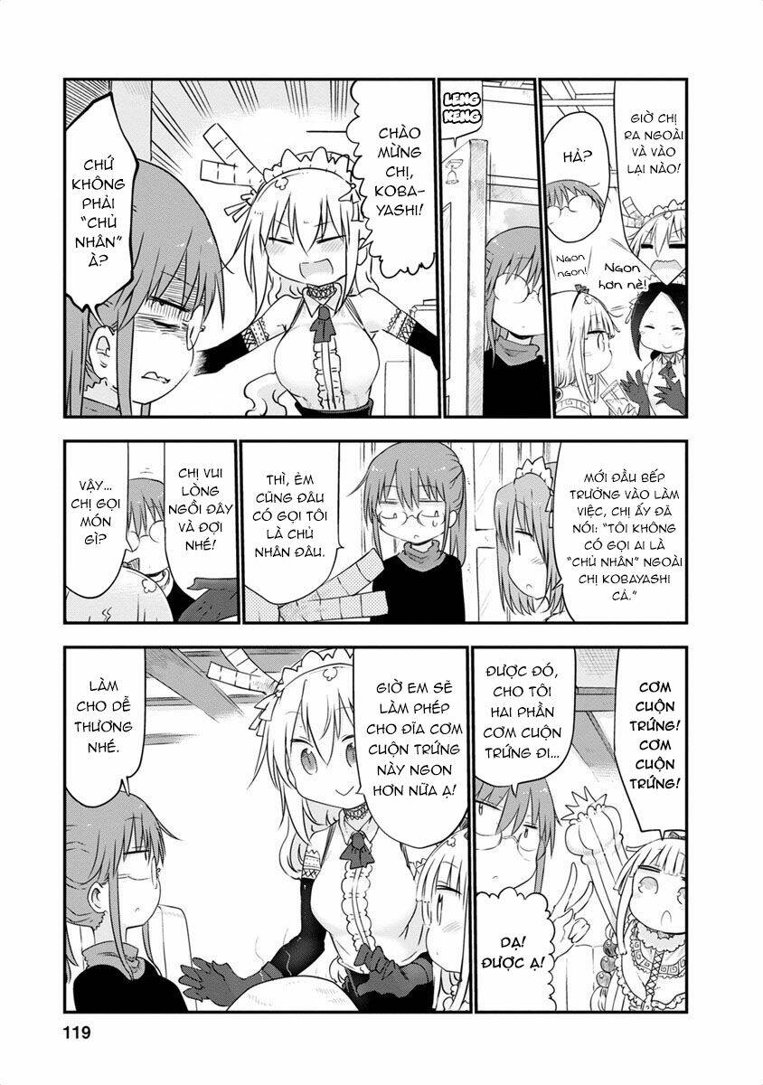 cuộc sống trả ơn của nàng rồng tohru! chapter 47: \"tooru và quán cà phê hầu gái\" - Trang 2