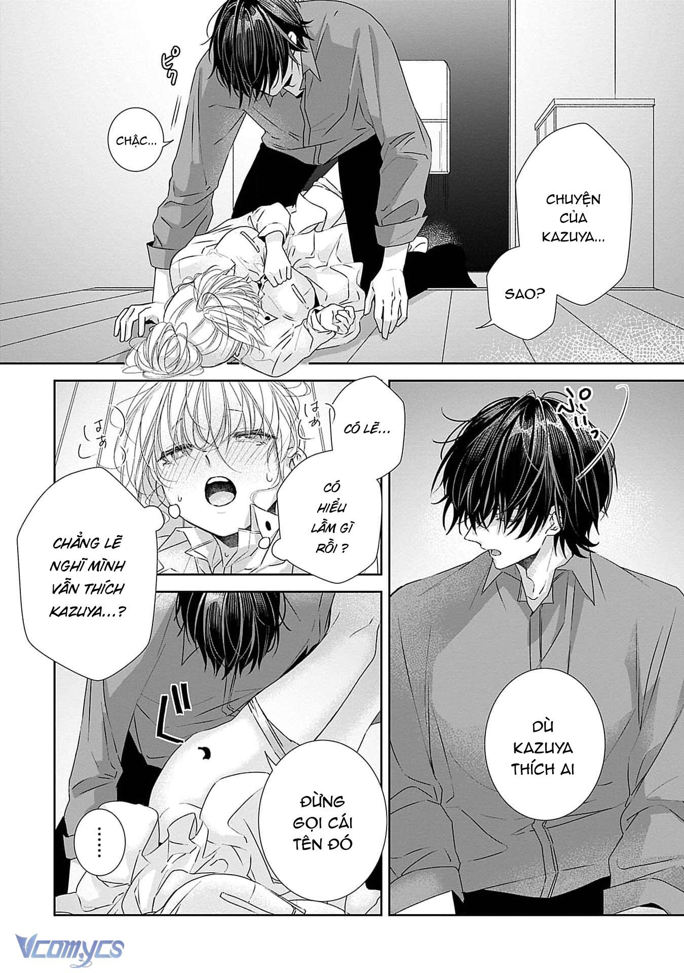 [18+]Bị Em Trai Nhà Bên Dụ Dỗ Rồi!!! Chap 9 - Trang 2